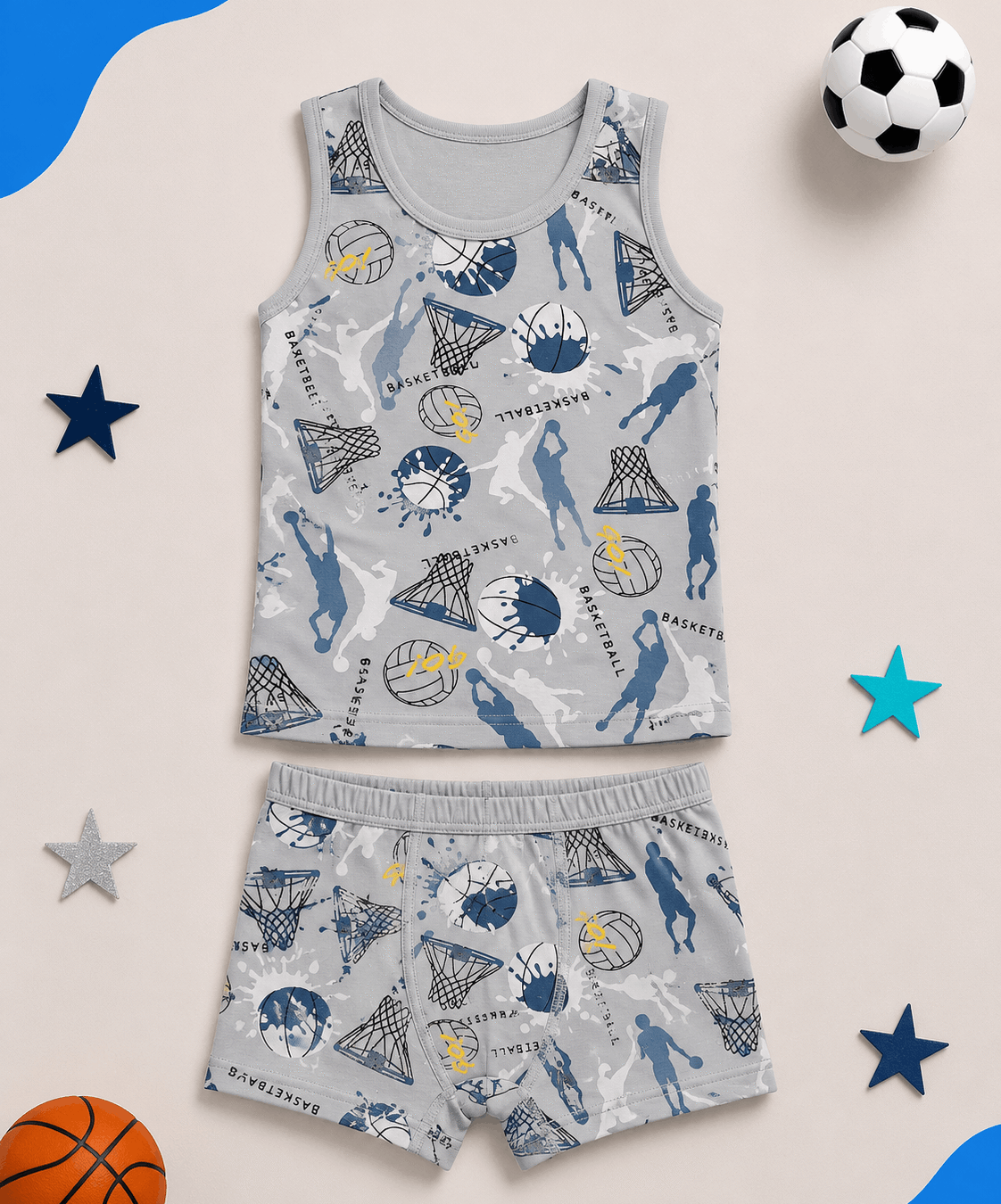 Football underwear boys set