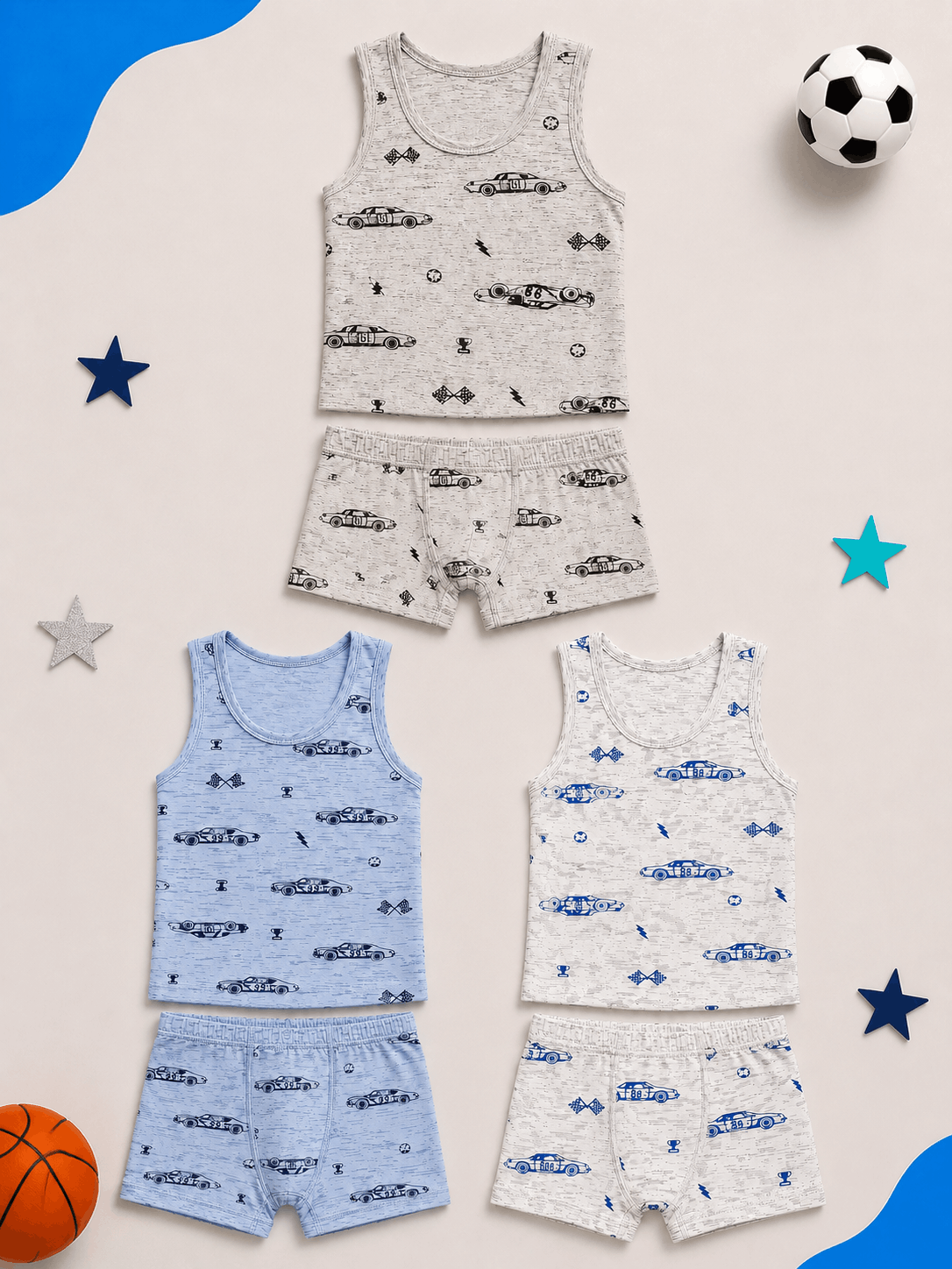 Cars underwear boys set